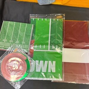 Football Field Party Supplies Set